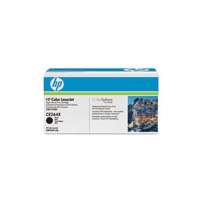 CARTRIDGE, TONER, LASERJET, HP 646X, (CE264X), High Yield, Black, Original 