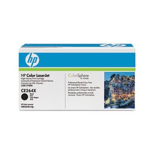 CARTRIDGE, TONER, LASERJET, HP 646X, (CE264X), High Yield, Black, Original 