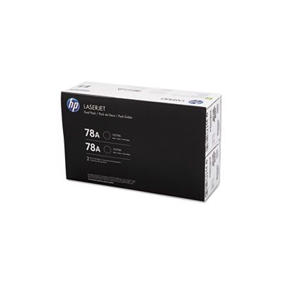 CARTRIDGE, TONER, LASERJET, HP 78A, (CE278D), 2-pack, Black, Original