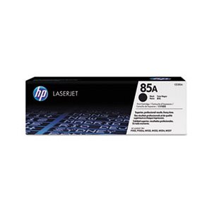 CARTRIDGE, TONER, LASERJET, HP 85A, (CE285A), Black, Original