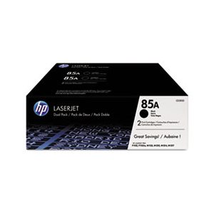 CARTRIDGE, TONER, LASERJET, HP 85A, (CE285D), 2-pack, Black, Original 