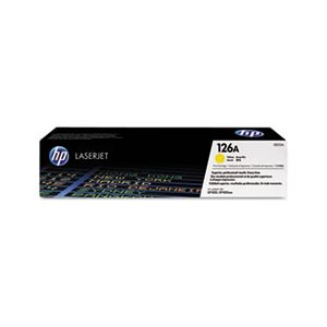 CARTRIDGE, TONER, LASERJET, HP 126A, (CE312A), Yellow, Original