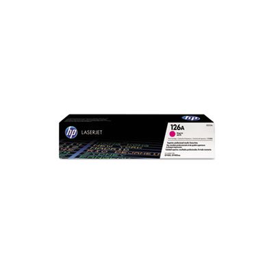 CARTRIDGE, TONER, LASERJET, HP 126A, (CE313A), Magenta, Original 