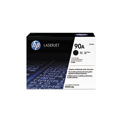 CARTRIDGE, TONER, LASERJET, HP 90A, (CE390A), Black, Original 