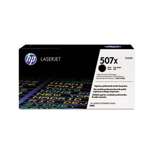 CARTRIDGE, TONER, LASERJET, HP 507X, (CE400X), High Yield, Black, Original