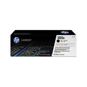 CARTRIDGE, TONER, LASERJET, HP 305X, (CE410X), High Yield, Black, Original