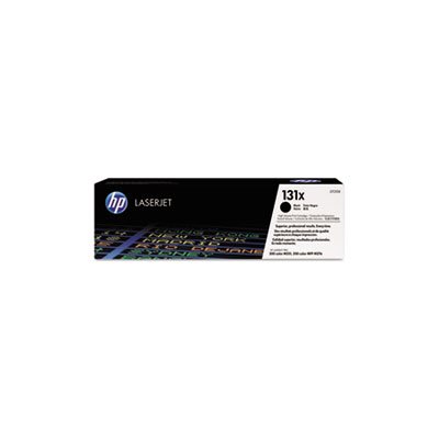 CARTRIDGE, TONER, LASERJET, HP 131X, (CF210X), High Yield, Black, Original 