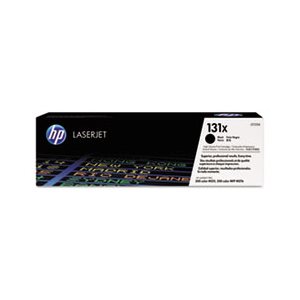 CARTRIDGE, TONER, LASERJET, HP 131X, (CF210X), High Yield, Black, Original 