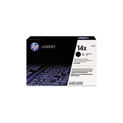 CARTRIDGE, TONER, LASERJET, HP 14X, (CF214X), High Yield, Black, Original