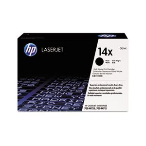 CARTRIDGE, TONER, LASERJET, HP 14X, (CF214X), High Yield, Black, Original