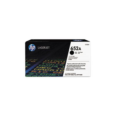 CARTRIDGE, TONER, LASERJET, HP 652A, (CF320A), Black, Original 