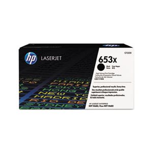 CARTRIDGE, TONER, LASERJET, HP 653X, (CF320X), High Yield, Black, Original