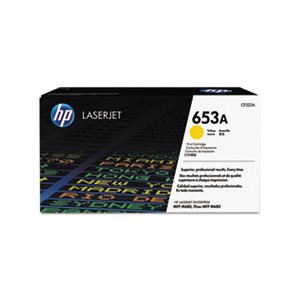 CARTRIDGE, TONER, LASERJET, HP 653A, (CF322A), Yellow, Original