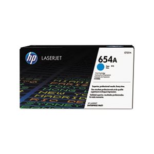 CARTRIDGE, TONER, LASERJET, HP 654A, (CF331A), Cyan, Original 