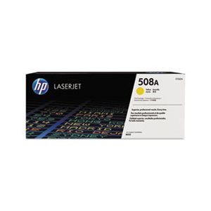 CARTRIDGE, TONER, LASERJET, HP 508A, (CF362A), Yellow, Original 