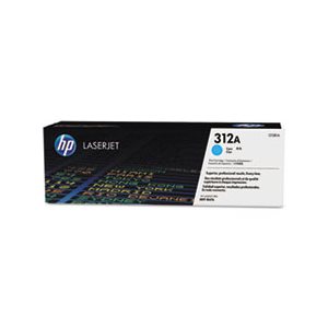 CARTRIDGE, TONER, LASERJET, HP 312A, (CF381A), Cyan, Original