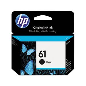 CARTRIDGE, INK, HP 61, (CH561WN), Black, Original