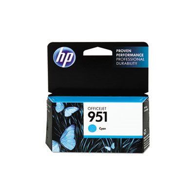 CARTRIDGE, INK, HP 951, (CN050AN), Cyan, Original 