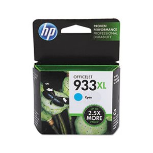 CARTRIDGE, INK, HP 933XL, (CN054AN), High Yield, Cyan, Original