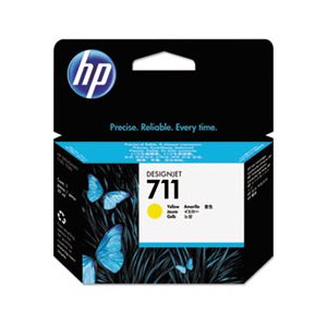 CARTRIDGE, INK, HP 711, (CZ132A), Yellow, Original 