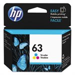 CARTRIDGE, INK, HP 63, (F6U61AN), Tri-Color, Original