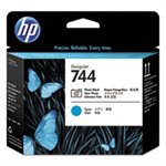 PRINTHEAD, DESIGNJET, HP 744, (F9J86A), PHOTO BLACK / CYAN, ORIGINAL