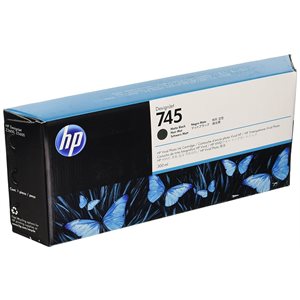 CARTRIDGE, ink, HP 745, (F9K05A), MATTE BLACK, ORIGINAL