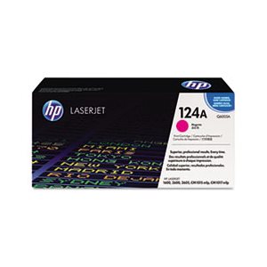 CARTRIDGE, TONER, LASERJET, HP 124A, (Q6003A), Magenta, Original