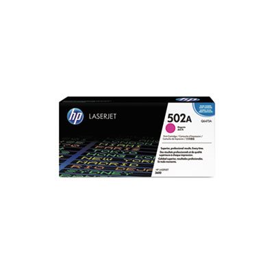 CARTRIDGE, TONER, LASERJET, HP 502A, (Q6473A), Magenta, Original