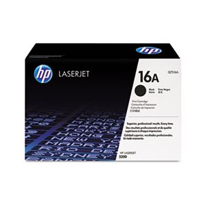 CARTRIDGE, TONER, LASERJET, HP 16A, (Q7516A), Black, Original 