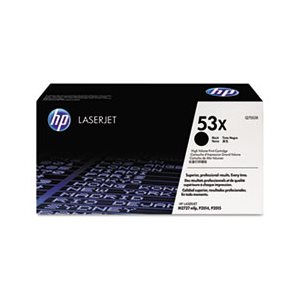 CARTRIDGE, TONER, LASERJET, HP 53X, (Q7553X), High Yield, Black, Original