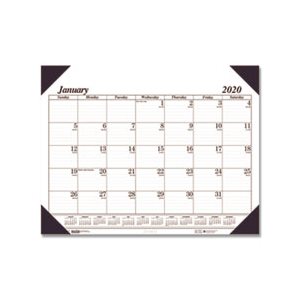 Recycled One-Color Refillable Monthly Desk Pad Calendar, 22 x 17,2023