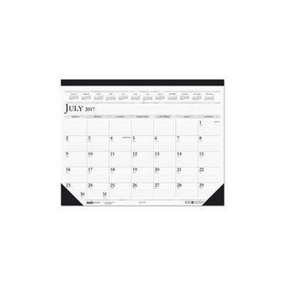 CALENDAR, DESK PAD, Recycled, Compact, Academic, 18.5" x 13"