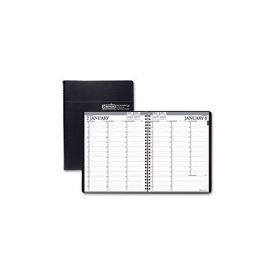 Recycled Professional Weekly Planner, 15-Min Appointments, 8.5 x 11, Black, 2023