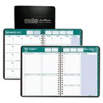 APPOINTMENT BOOK, Recycled, Express Track, Weekly / Monthly, 5" x 8", Black, 2019-2020