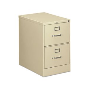 FILING CABINET, 310 Series, Two-Drawer, Full-Suspension, Legal, 26.5"d, Putty