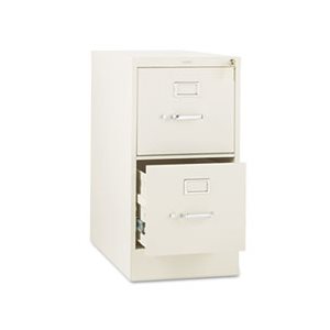 FILING CABINET, 310 Series, Two-Drawer, Full-Suspension, Letter, 26.5"d, Putty