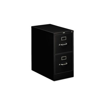 FILING CABINET, 310 Series, Two-Drawer, Full-Suspension, Letter, 26.5"d, Black