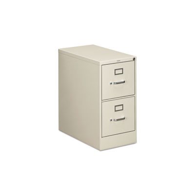 FILING CABINET, 310 Series, Two-Drawer, Full-Suspension, Letter, 26.5"d, Light Gray