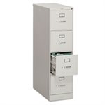 FILING CABINET, 310 Series, Four-Drawer, Full-Suspension File, Letter, 26.50"d, Light Gray