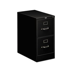 FILING CABINET, 510 Series, Two-Drawer, Full-Suspension File, Letter, 29"h x25"d, Black