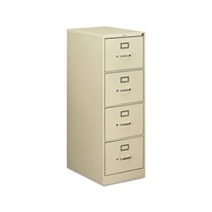 FILING CABINET, 510 Series, Four-Drawer, Full-Suspension File, Legal, 52"h x25"d, Putty