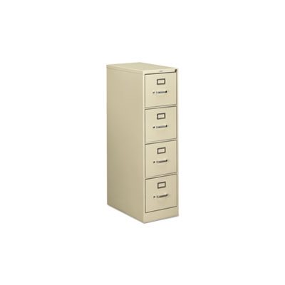 FILING CABINET, 510 Series Four-Drawer, Full-Suspension File, Letter, 52"h x25"d, Putty