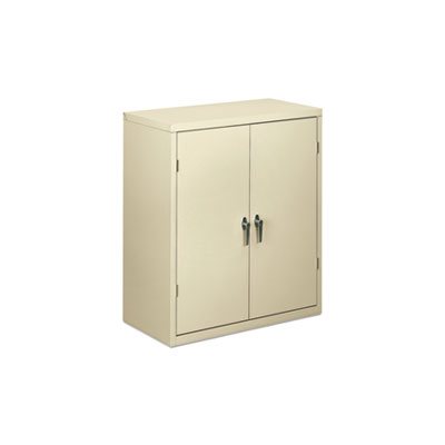 Storage Cabinet, ASSEMBLED, 36"w x 18.25"d x 41.75"h, Putty