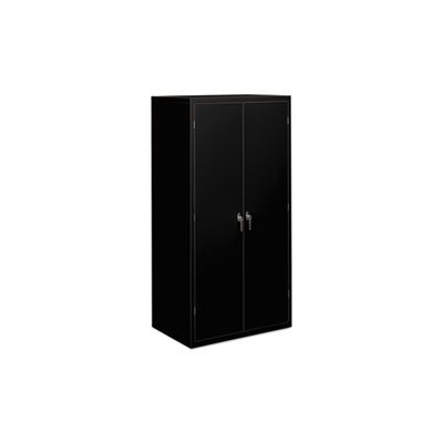 Storage Cabinet, ASSEMBLED, 36"w x 24.25"d x 71.75"h, Black