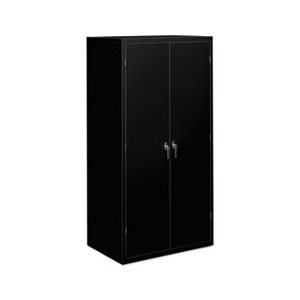 Storage Cabinet, ASSEMBLED, 36"w x 24.25"d x 71.75"h, Black