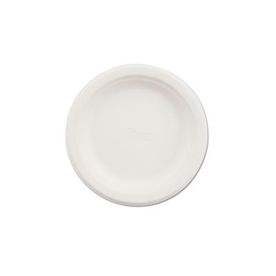 PLATE, Paper Dinnerware, 6" dia, White, 1000 / Carton