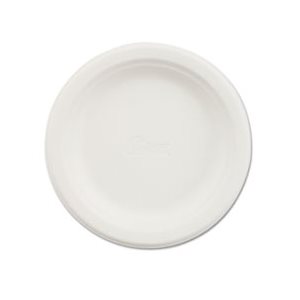 PLATE, Paper Dinnerware, 6" dia, White, 1000 / Carton