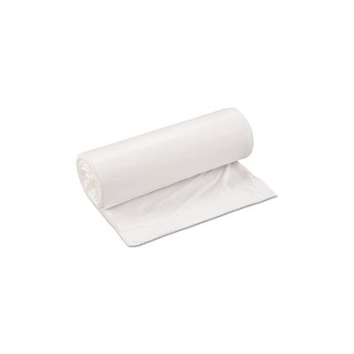 CAN LINER, Low-Density, 33" x 39", 33gal, .8mil, White, 25 / Roll, 6 Rolls / Carton