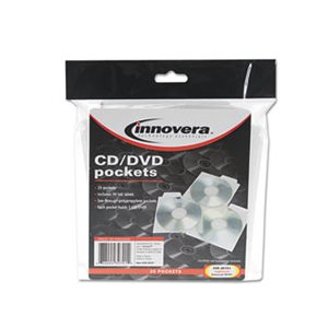 CD / DVD Pockets, 25 / Pack